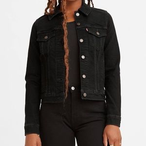Levi’s Original Denim Trucker Jacket w/ Bow Sleeves Size Small